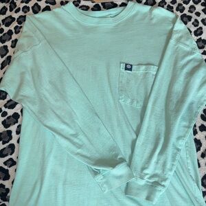 Simply Southern Light Teal Long Sleeve Tee